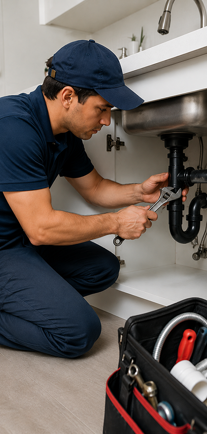 Plumbing professional